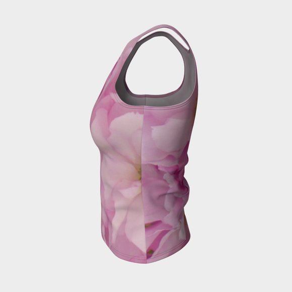 Luxe Tank Top - Open Rose - Picture 3 of 5